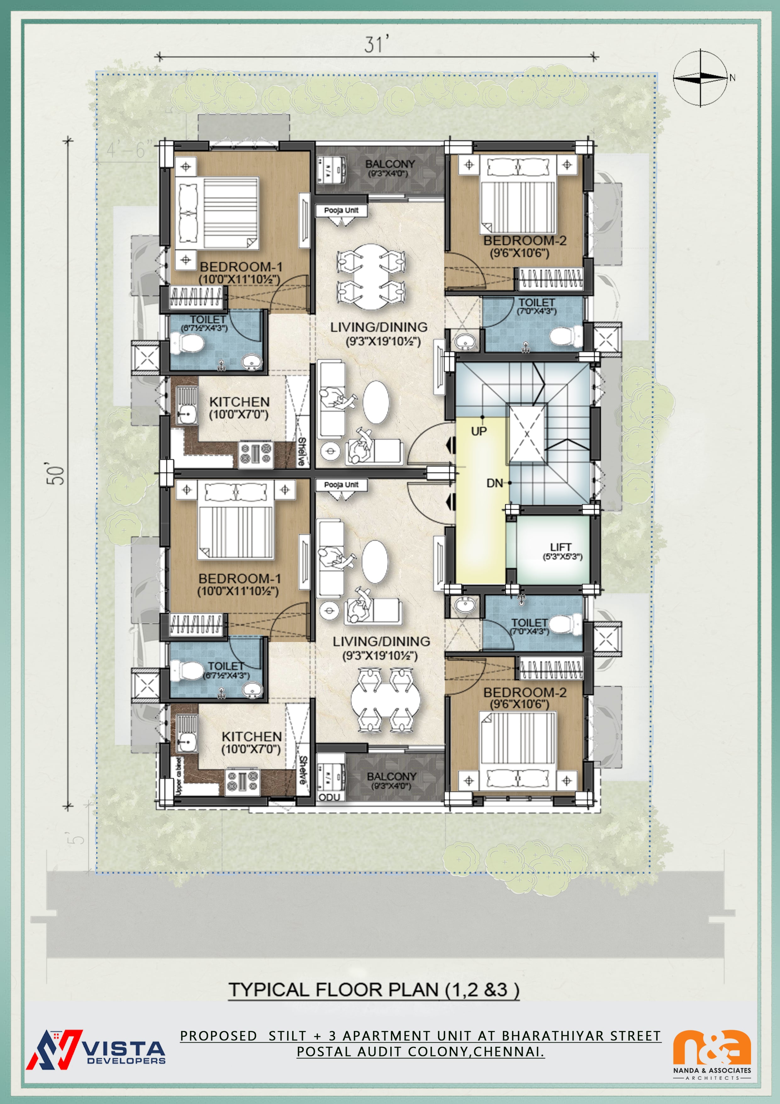 Shows Floor Plan